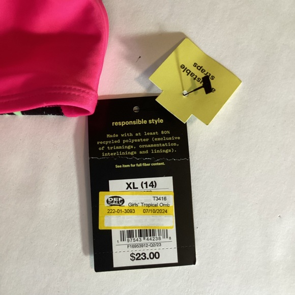 Art Class Girl's Swimming Suit Size XL (14) - Picture 4 of 7